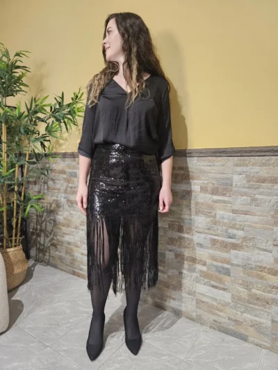 vestido lentejuelas