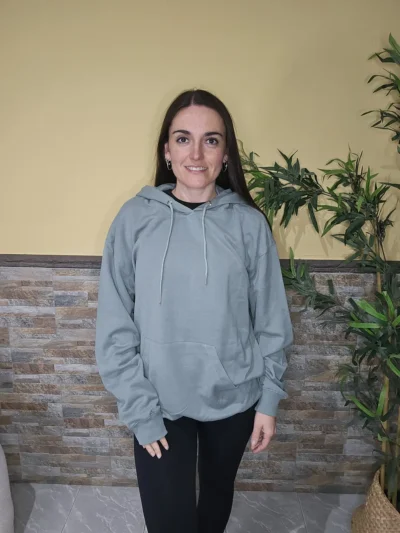 sudadera básica lila