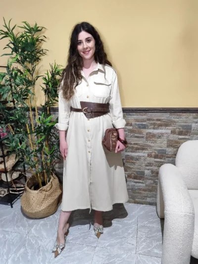 vestido camisero m/l