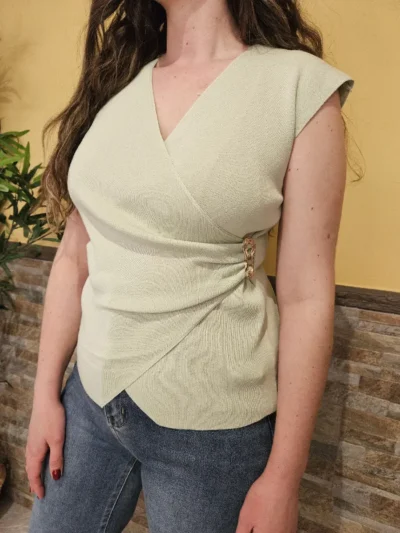chaleco cruzado