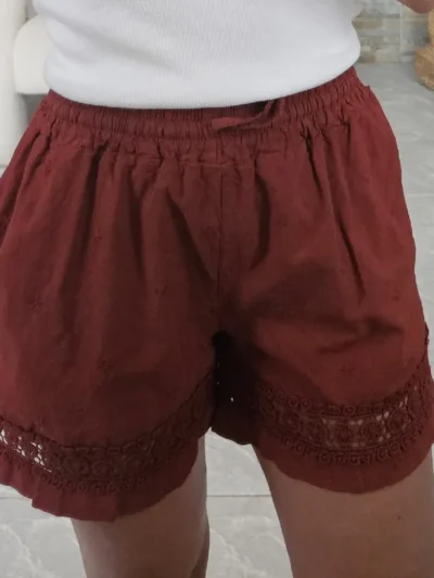 short fluidos beige